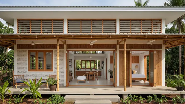 Desain Rumah Banyak Ventilasi Cocok untuk Daerah Panas/Gemini AI