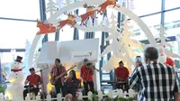 Suasana Natal di Bandara Soekarno-Hatta (Liputan6.com/ Pramita Tristiawati)