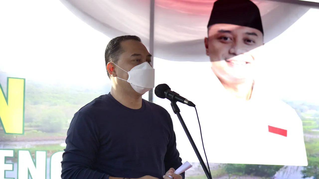 Wali Kota Surabaya Eri Cahyadi. (Dian Kurniawan/Liputan6.com)