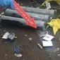 Sebuah bom palsu ditemukan di dekat markas Polres Cilacap. (dok Polda Jateng)