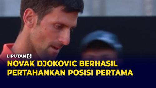 VIDEO: Novak Djokovic Berhasil Singkirkan Stan Wawrinka 6-2 di Roma