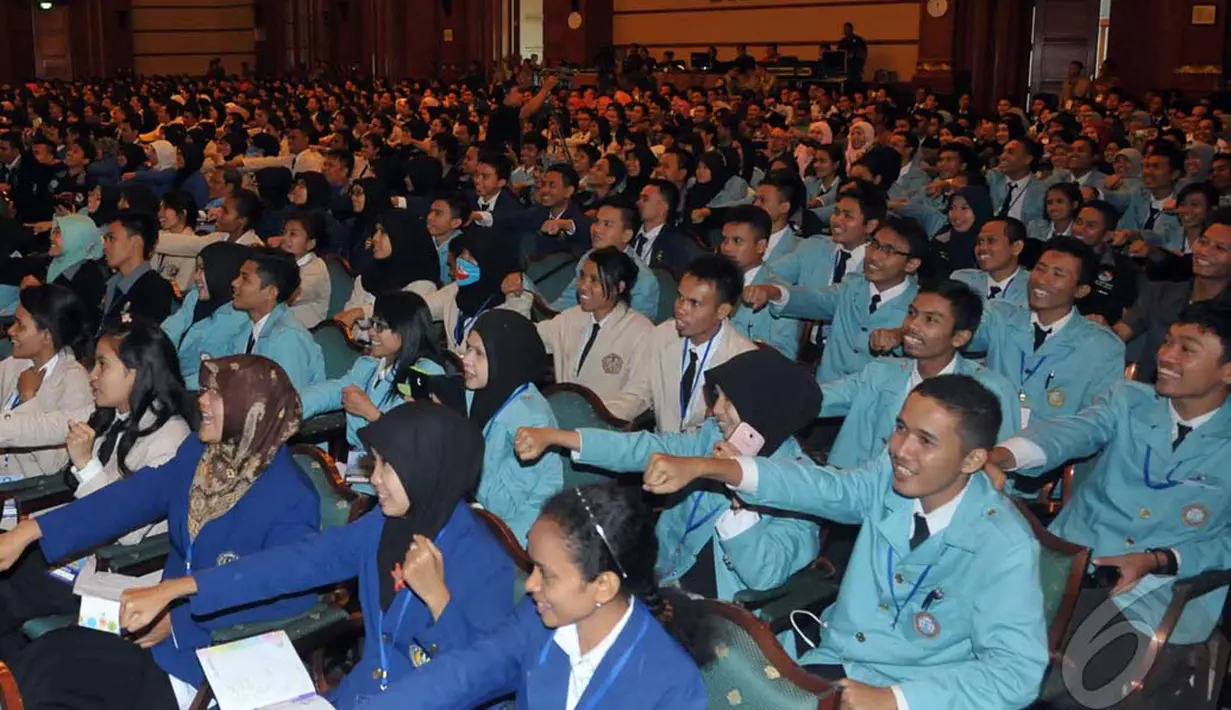 Ribuan sarjana ini mengaku siap mengajar di pulau-pulau terpencil Indonesia, Jakarta, Kamis (18/9/2014) (Liputan6.com/Johan Tallo)