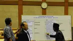 Anggota DPR Komisi XI mengambil keputusan terkait Calon Anggota BPK RI Periode 2014-2019, Jakarta, (15/9/14). (Liputan6.com/Andrian M Tunay) 