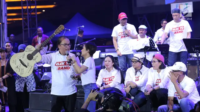 Penampilan Seru Elek Yo Band Saat Penggalangan Dana Palu dan Donggala