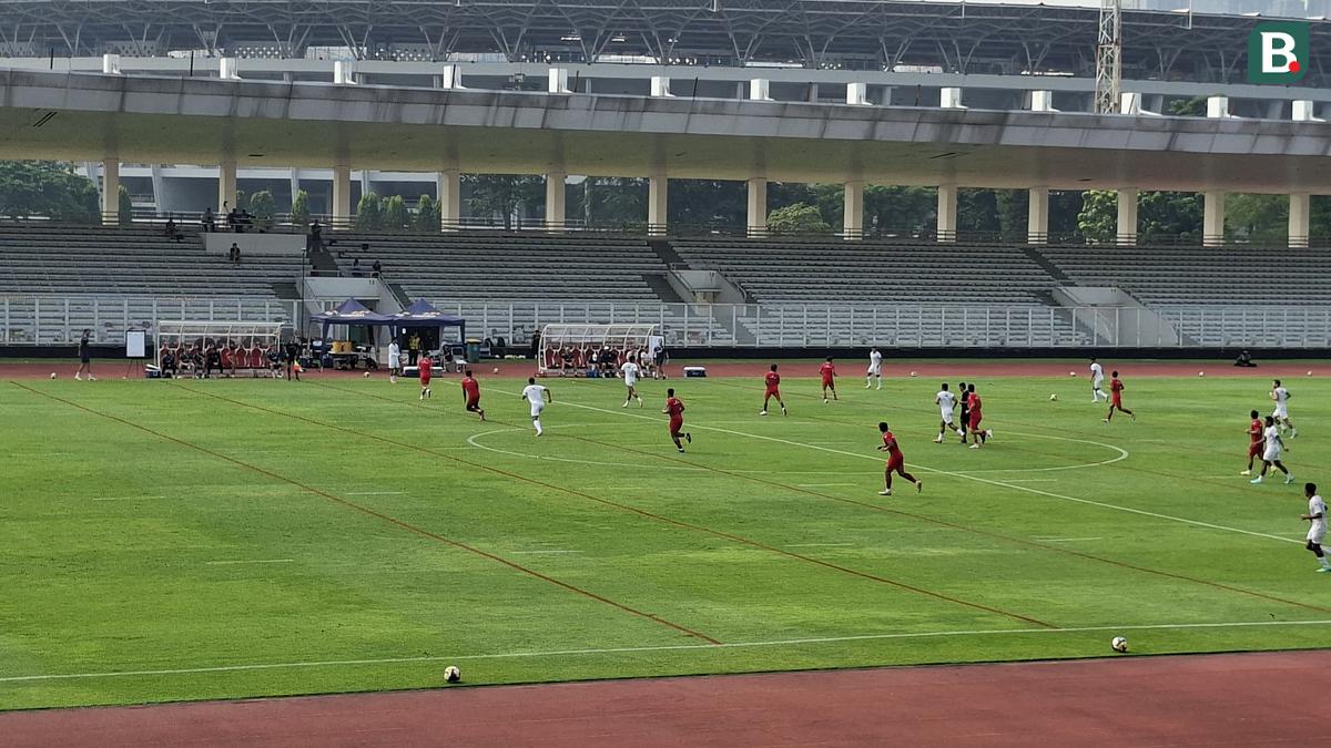 Timnas Indonesia Gelar Internal Game di Stadion Madya GBK, Disaksikan Anak-Anak SSB