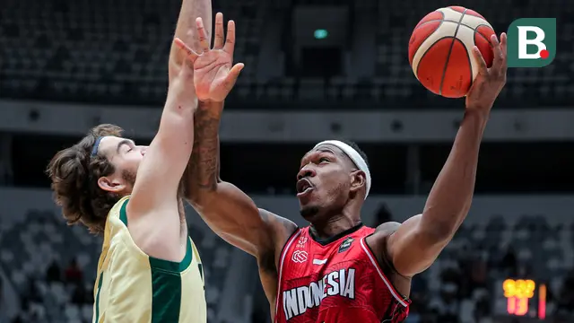 Timnas Basket Indonesia Vs Timnas Basket Australia di Kualifikasi Piala Asia FIBA 2025.