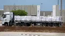 Israel mengumumkan bahwa mereka mengizinkan masuknya bantuan kemanusiaan secara terbatas masuk ke Gaza. (Jack GUEZ/AFP)