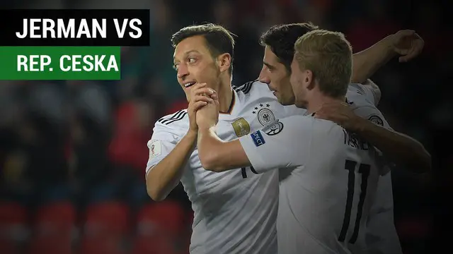 VIDEO: Jerman Menang Tipis atas Republik Ceska di Kualifikasi Piala Dunia 2018