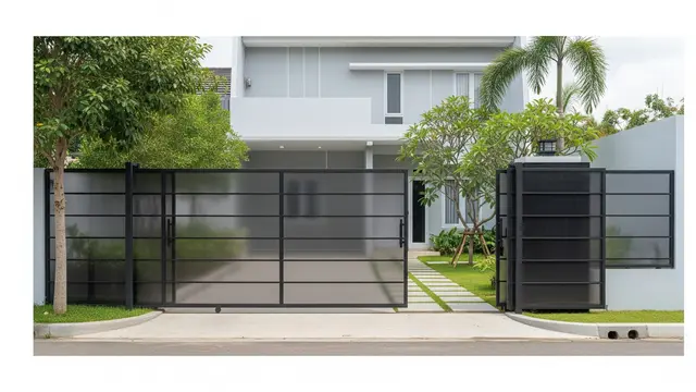 Model Pagar Besi Kombinasi Polikarbonat untuk Rumah Minimalis dengan Budget Terjangkau/ Ilustrasi AI