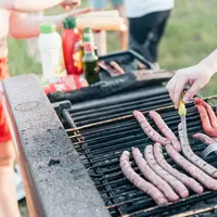 Ilustrasi sosis. (Unsplash/Matthieu Joannon)