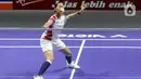 Sebelumnya pertandingan antara Putri Kusuma Wardani melawan Malvika Bansod berlangsung cukup sengit. (Liputan6.com/Herman Zakharia)