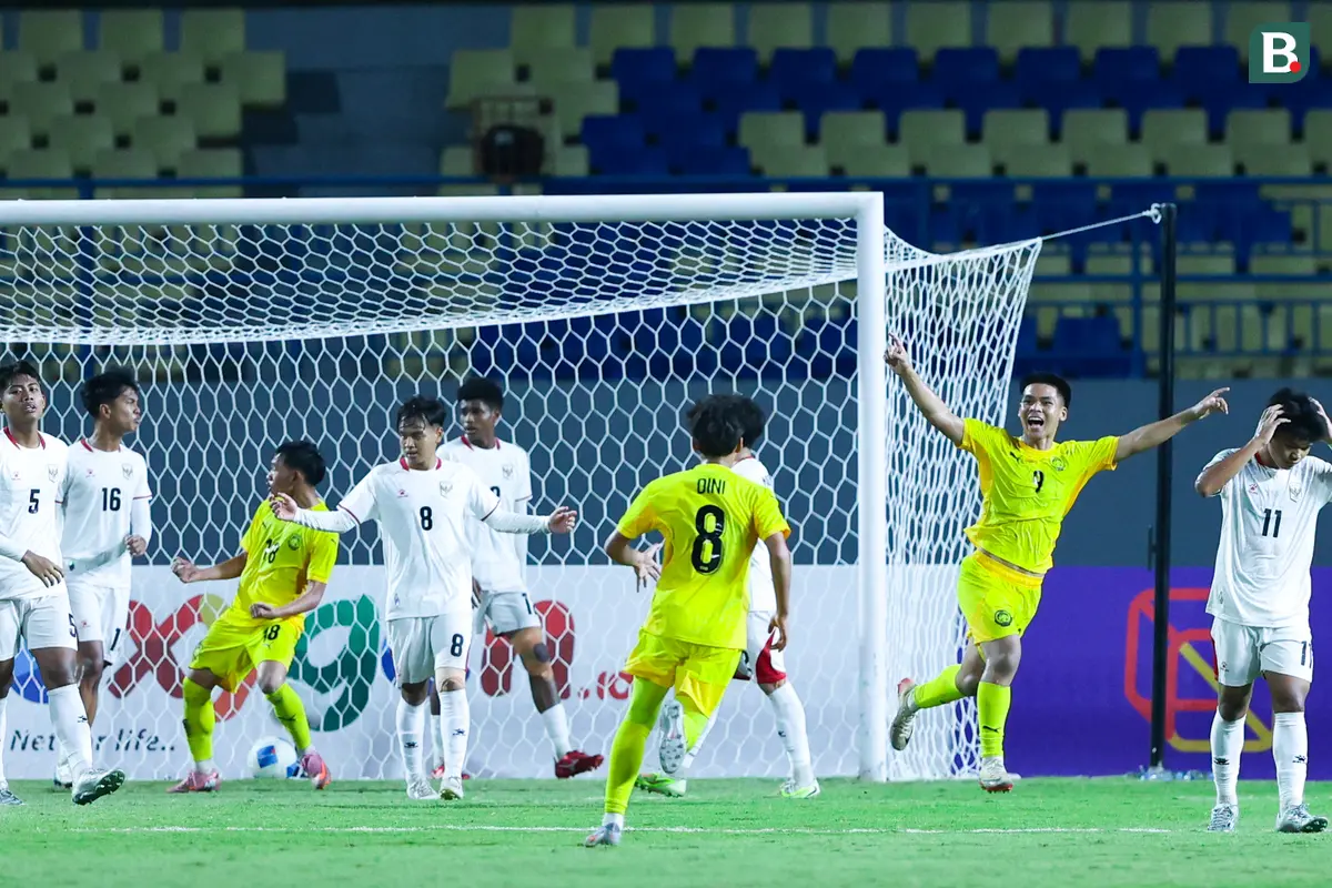 Foto: Timnas Indonesia U-17 Tumbang dari Malaysia, Peluang Lolos ke Semifinal Piala AFF U-17 2026 Tipis