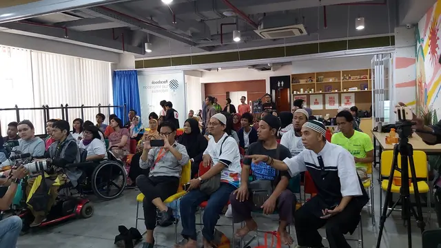 Pelatihan Workshop Mobile Journalism Disabilitas Tanpa Batas dalam rangka memperingati Hari Disabilitas Internasional dan peluncuran kanal Disabilitas Liputan6.com