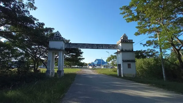 Salah satu infrastruktur utama di Kabupaten Muna Barat, pelabuhan yang menghubungkan Pulau Muna dengan Provinsi Sulawesi Selatan.(Liputan6.com/Ahmad Akbar Fua)