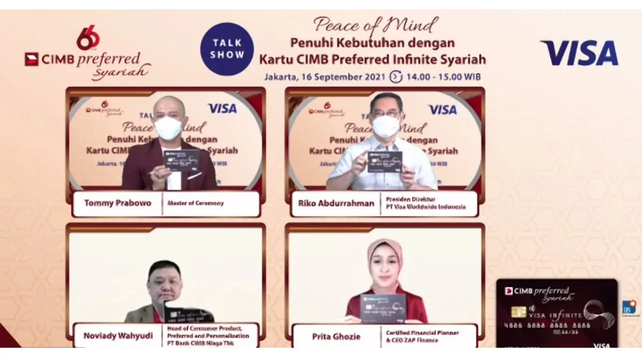 Hadirkan Peace of Mind di Segala Kebutuhan, Visa & CIMB Luncurkan Kartu Preferred Infinite Syariah