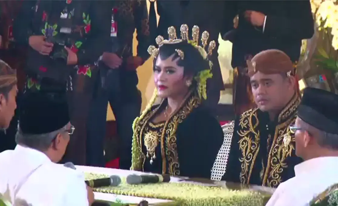 Pernikahan Kahiyang Ayu  dan Bobby Nasution. (Vidio.com)