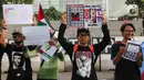 Aksi diharap bisa wadahi anak muda untuk bersuara dan menuntut agar genosida di Palestina segera dihentikan. (Liputan6.com/Herman Zakharia)