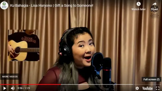 Komunitas Citizen Ambassadors Singapore International Foundation (SIF) mempersembahkan lagu untuk pejuang di garda terdepan melawan pandemi Covid-19.