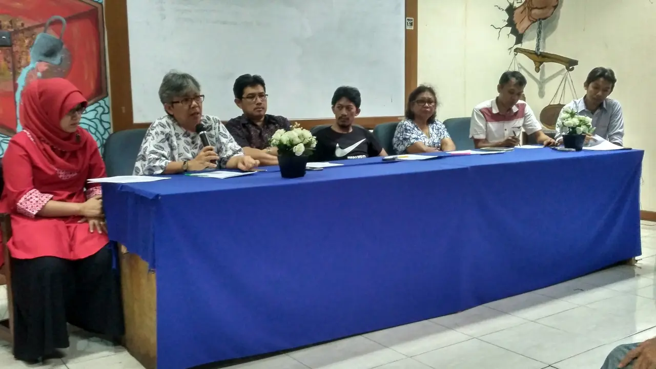 Sejumlah organisasi memberi pernyataan terkait Pilkada serentak di YLBHI (Merdeka.com/Ronald)