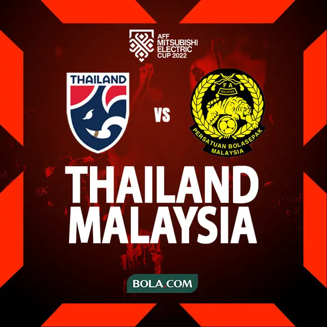 Prediksi AFF 2022 - Thailand Vs Malaysia