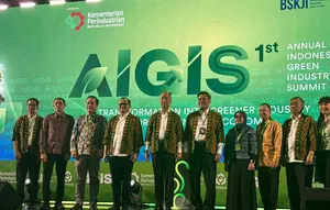 Kementerian Perindustrian menyelenggarakan &ldquo;Annual Indonesia Green Industry Summit (AIGIS) ke-1 Tahun 2024&rdquo; . (tira/liputan6.com)