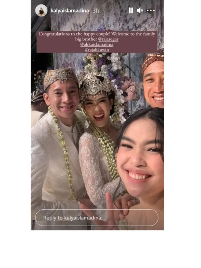 8 Momen Pernikahan Alika Islamadina dengan Raja Siregar, Penuh Haru Bahagia
