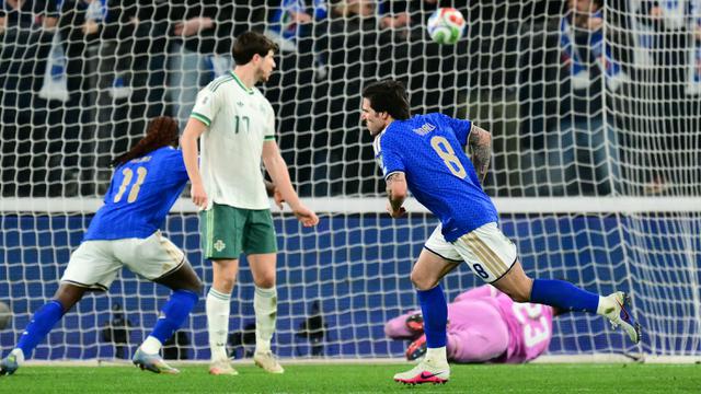 Foto: Usaha Italia Jaga Asa Lolos ke Piala Dunia 2026, Tumbangkan Irlandia Utara