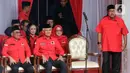 Bagi PDIP, bulan Juni mencakup beberapa peristiwa penting berkaitan dengan Presiden Republik Indonesia pertama, Soekarno, termasuk hari lahir dan wafatnya. (LIputan6.com/Herman Zakharia)