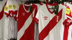 Sebanyak tiga juta baju Timnas Peru diperkirakan ludes jelang pertandingan.