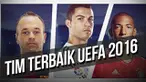Tim yang dirilis oleh UEFA ini tak menyertakan pemain yang bermain di Liga Inggris.