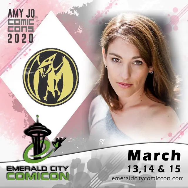 Poster Amy Jo Johnson di Comic Con 2020. (Twitter/ _amyjojohnson)