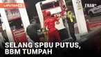 Insiden BBM tumpah terjadi di sebuah SPBU. Disebabkan oleh selang yang putus di dispenser Pertamax dan Pertalite. Petugas dispenser sampai satpam bahu membahu menampung BBM yang tumpah dengan ember. Momen viral dan mengundang komentar warganet hingga...