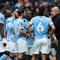 Sebelumnya, skuad asuhan Pep Guardiola sempat tak mendapatkan hasil maksimal imbang 3-3 di markas Everton pada (04/05) waktu setempat. (AFP/Darren Staples)