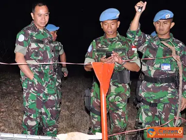 Prajurit TNI amankan UXO di Lebanon