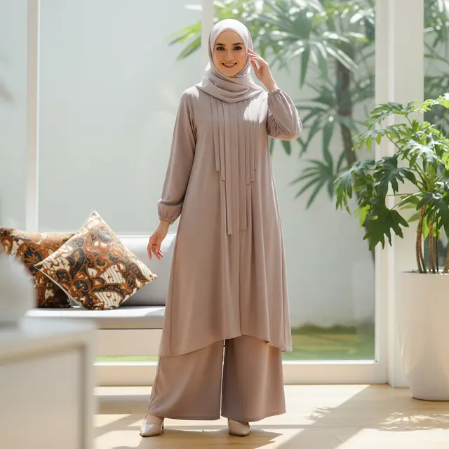 9 Two-Piece Set Baju Lebaran 2026, Paduan Gaya Minimalis di Hari Raya