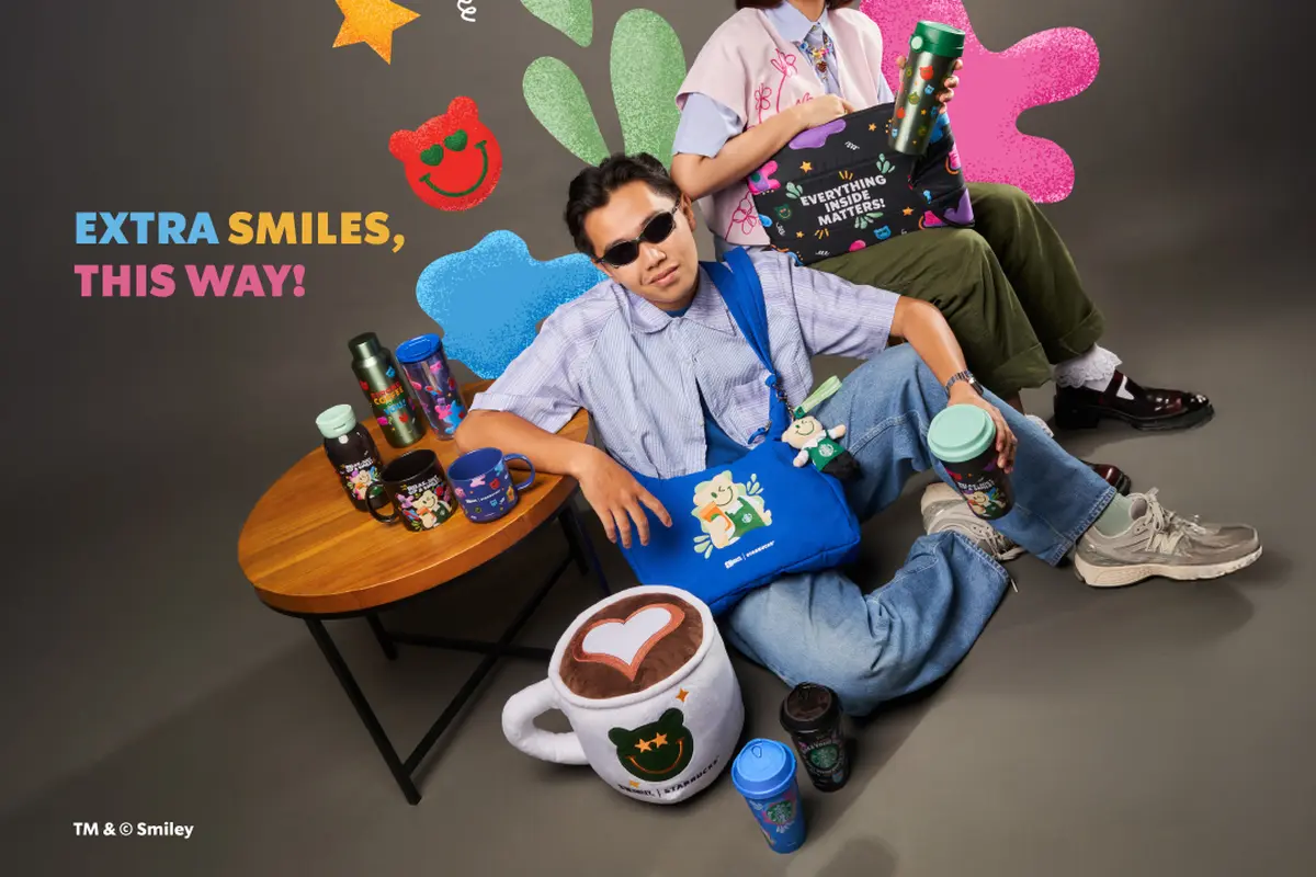 Rayakan Diri Sendiri bersama Koleksi Ceria Starbucks dan S.W.Smiley [Dok/Starbucks]