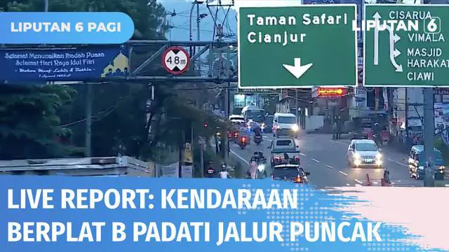 Menjelang libur panjang, ribuan kendaraan memadati kawasan Puncak, Bogor, Jawa Barat, pada Rabu malam. Rencananya mulai pagi ini polisi akan menerapakan rekayasa lalu lintas secara situasional.