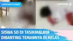 Bagaikan aksi pegulat profesional, siswa SD banting temannya hingga terjatuh ke lantai di kelas. Bahkan saat korban menangis, pelaku tetap merundungnya. Pengawasan guru menjadi sorotan.