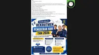Cek Fakta: Tidak Benar Tautan Pendaftaran Penggerak HAM 2026