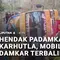 Kendaraan Damkar Terbalik saat Menuju Lokasi Karhutla di Polewali Mandar