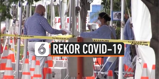 VIDEO: Florida Pecahkan Rekor Penambahan Harian Kasus Covid-19 di AS