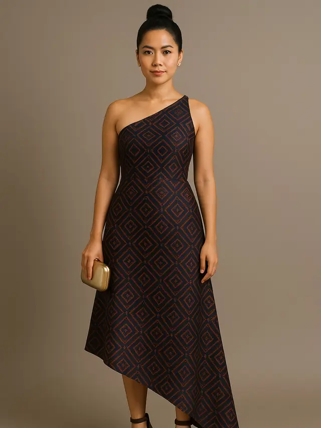 Model Gaun Panjang Batik Pesta (Foto: ChatGPT)