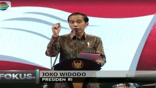 Presiden Joko Widodo atau Jokowi juga memperlihatkan kinerja pemerintahannya selama tiga tahun berjalan.