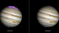 Hadirnya cahaya aurora dapat membantu para peneliti mempelajari seberapa besar pengaruh cahaya matahari ke Jupiter.