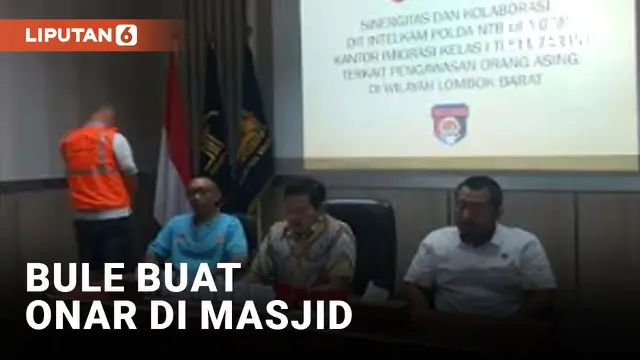 BULE ASAL PERANCIS DIDEPORTASI KARENA PROTES SUARA TADARUSAN DI MASJID SAAT DINI HARI