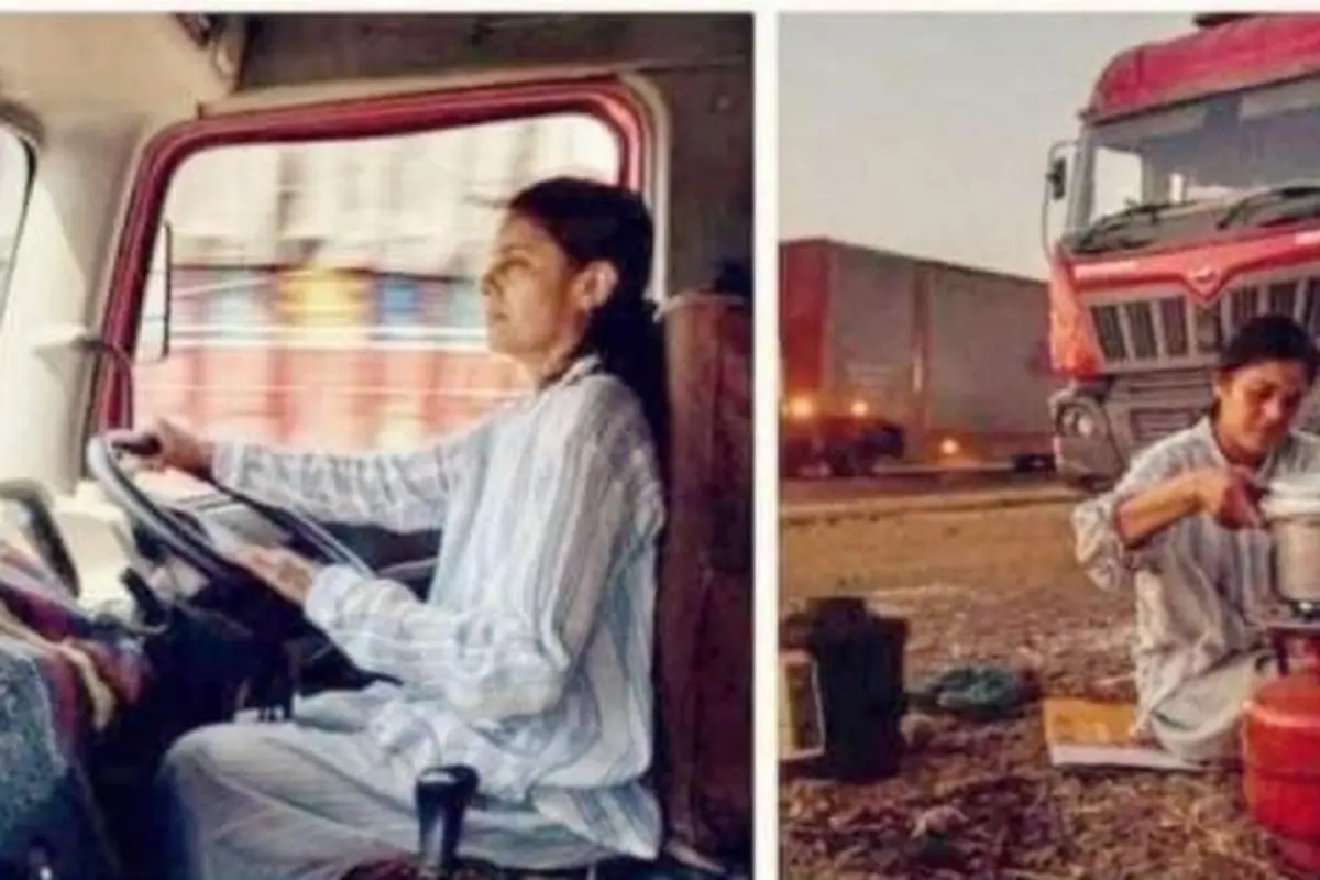 Yogita Raghuvanshi menjadi supir truk wanita pertama di India