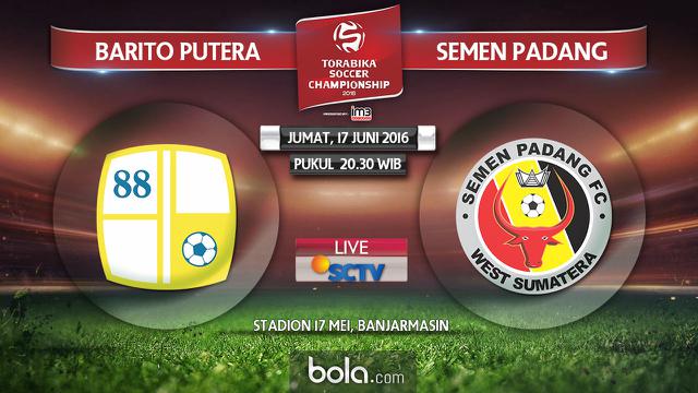 Barito Putera Vs Semen Padang (bola.com/Adreanus Titus)