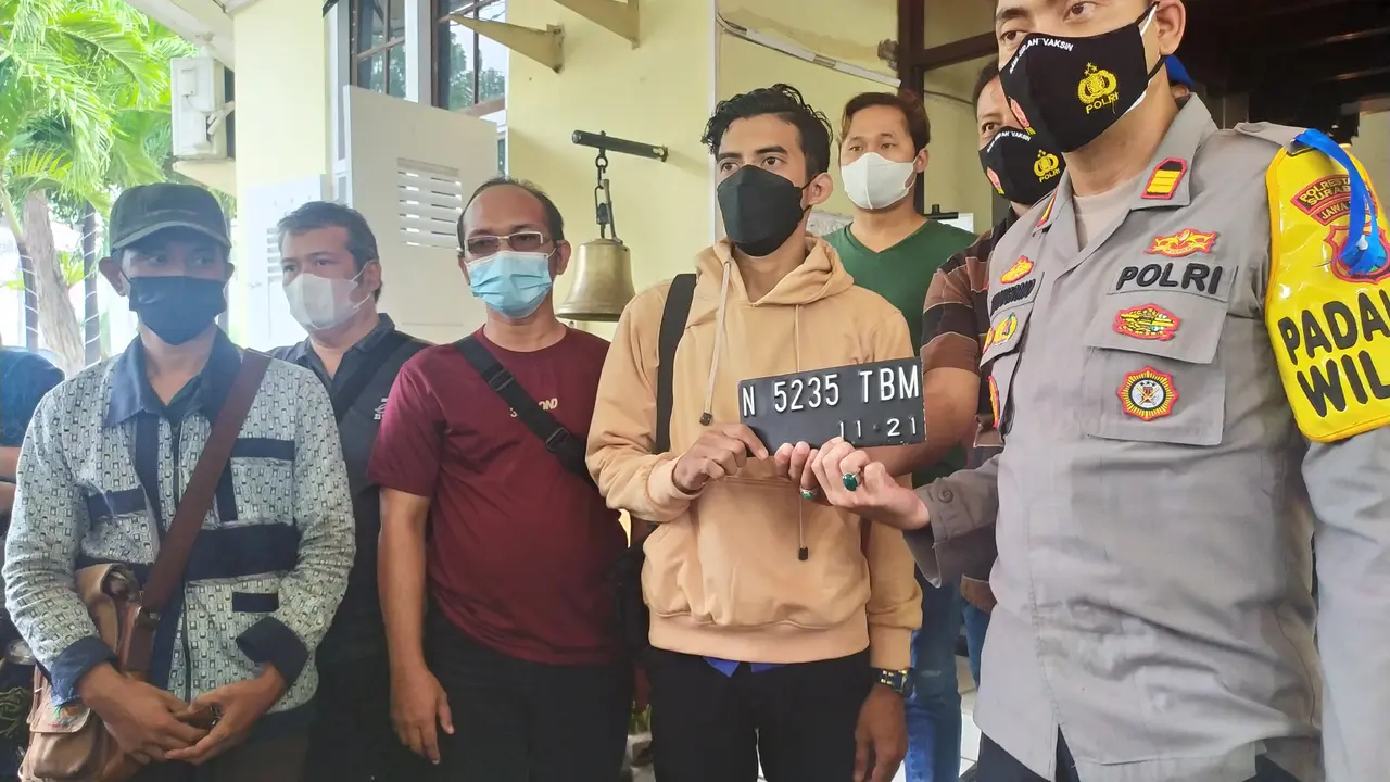 NPD gembira motornya yang hilang Oktober lalu ditemukan. (Dian Kurniawan/Liputan6.com)