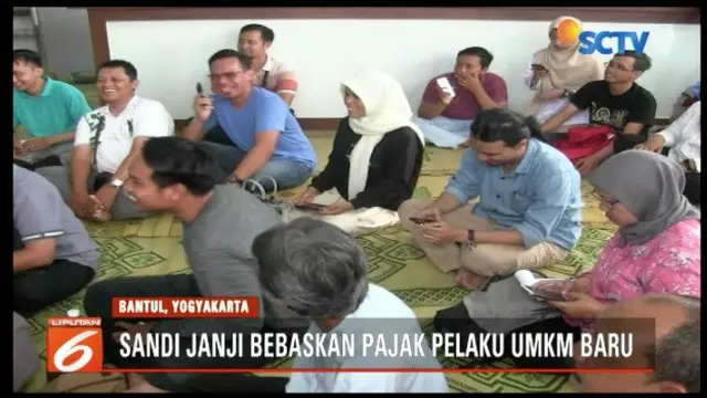 Jika terpilih, Sandiaga Uno janji bebaskan pajak start up selama dua tahun.