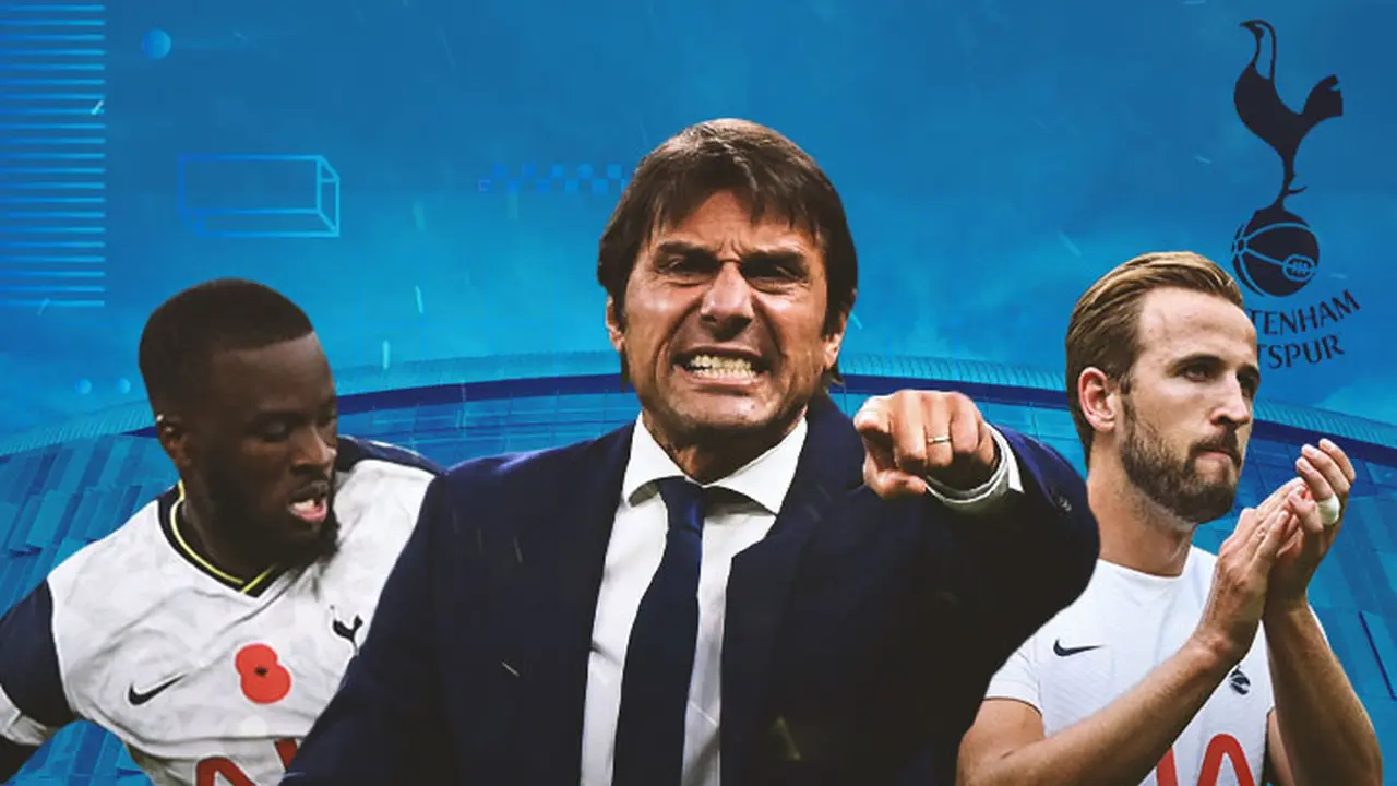 Tottenham Hotspurs - Tanguy Ndombele, Antonio Conte, Harry Kane